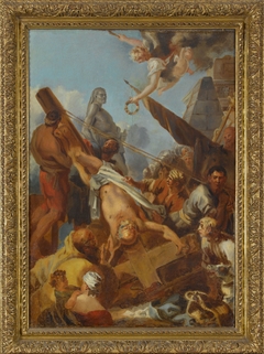 Crucifiement de saint Pierre Esquisse pour le "may" de Notre-Dame de 1643