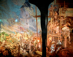 Defense of Sziget against the Turks by Nicholas Zrinsky by Alphonse Maria Mucha