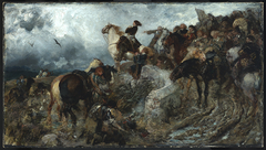Der Große Kurfürst vor der Schlacht bei Fehrbellin by Ferdinand Keller