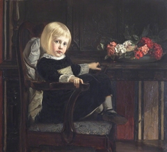 Diana Langton, Lady Montgomery-Massingberd (1872 - 1963) as a Child by John Collingham Moore