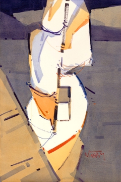 Dinghy Abstraction (2) by Daniel Novotny
