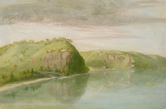 Dubuque's Grave, Upper Mississippi by George Catlin