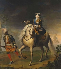 Equestrian Portrait of Empress Elizabeth by Anonymous