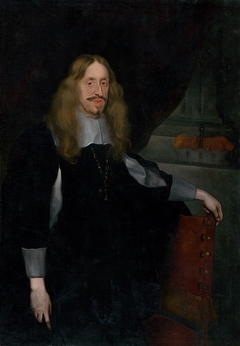 Erzherzog Leopold Wilhelm (1614-1662) in schwarzem Gewand, Kniestück