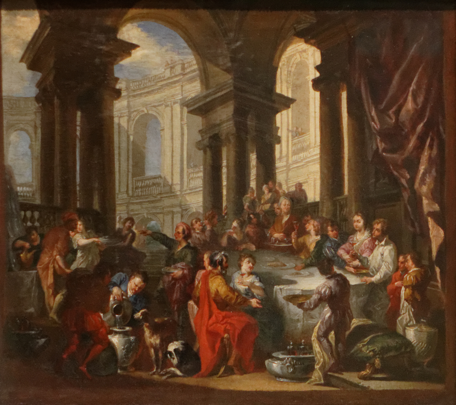 Feast Given under an Ionian Porch