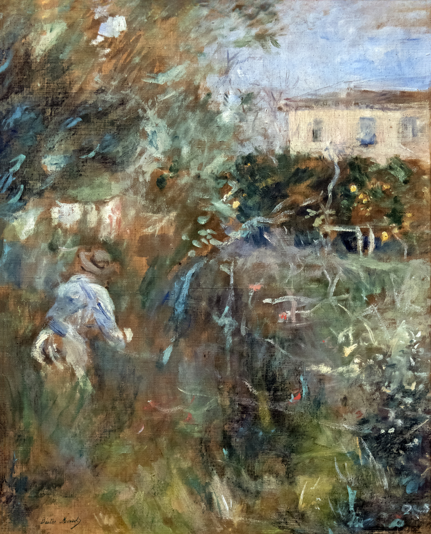 Femme au jardin (villa Arnulphi à Nice)