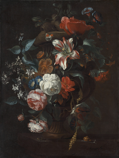 Flowers in a Vase by Philip van Kouwenbergh