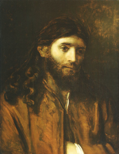 Head of Christ facing right