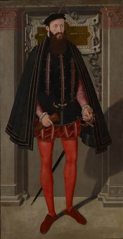 Herzog Wilhelm V. (1516-1592) von Jülich-Cleve-Berg, in ganzer Figur by Anonymous