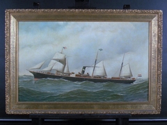 Het s.s. 'W.A. Scholten' van de Nederlandsch Amerikaansche Stoomvaart Maatschappij (NASM) by Antonio Jacobsen