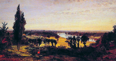 Hill and the Thames, London