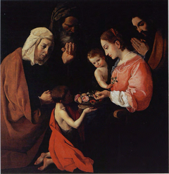 Holy Family with Saint John the Baptist as a Child and His Parents by Francisco de Zurbarán