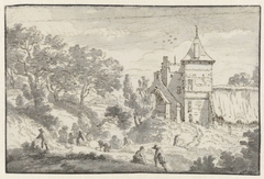 Huis Pot bij Nivelles by Josua de Grave