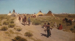 Hunting Camp on the Plains by Henry Farny