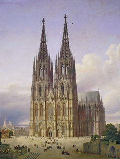 Ideal View of Cologne Cathedral from Southwest