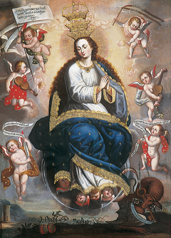 Immaculate Virgin Victorious over the Serpent of Heresy