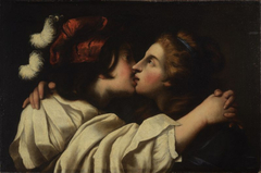 Kissing couple by Pietro della Vecchia