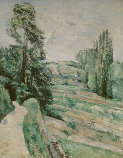 La campagne d'Auvers-sur-Oise by Paul Cézanne