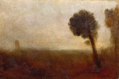 Landscape with a Tree on the Right by J. M. W. Turner