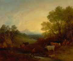 Landscape with Cattle by Thomas Gainsborough
