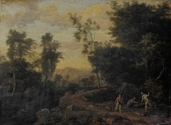 Landscape with Diana Hunting by Abraham Genoels