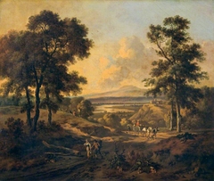 Landscape with Figures by Jan Wijnants