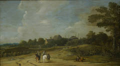 Landscape with Riders on a Sandy Road
