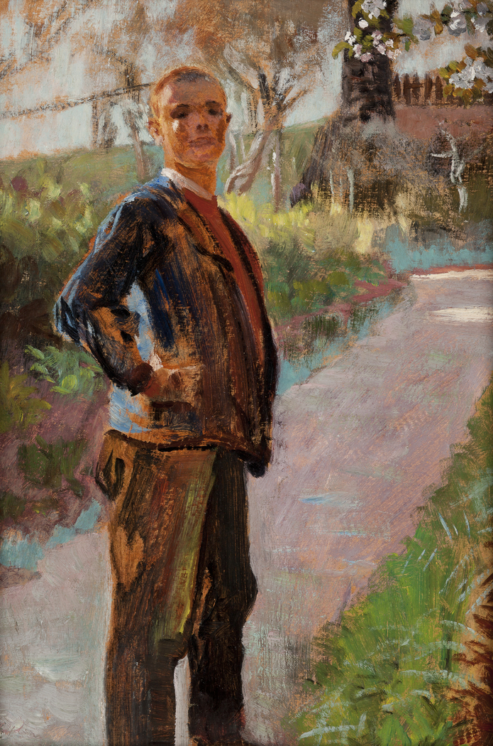 Landscape with the Artist's Son on a Path