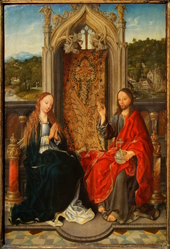 Le Christ bénissant la Vierge by Anonymous