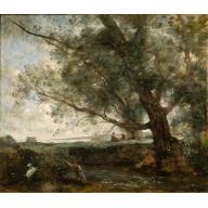 Les bergers d'Arcadie by Jean-Baptiste-Camille Corot