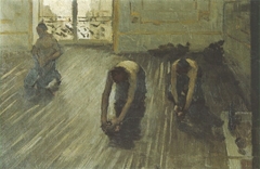 Les raboteurs de parquet by Gustave Caillebotte