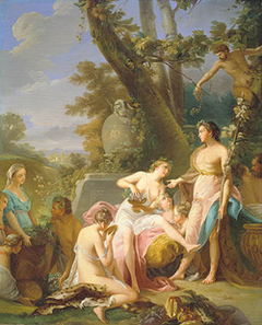 Les Vendanges ou Le Triomphe de Bacchus by Jean-Baptiste Marie Pierre