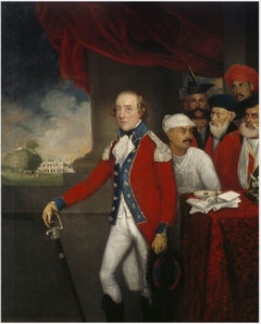 Lieutenant-Colonel (later Major-General) William Kirkpatrick (1754-1812) with his Assistants by Thomas Hickey