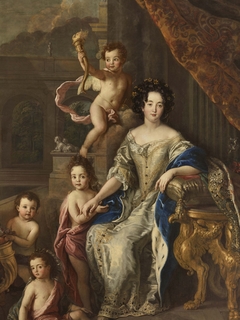 Madame de Montespan et ses enfants by Charles de La Fosse