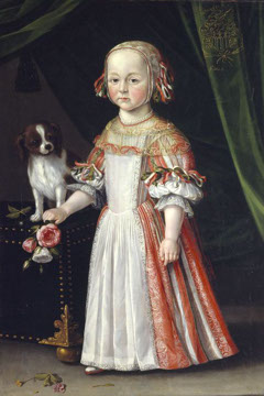 Mädchenporträt aus der Familie Manuel. by Unknown Artist