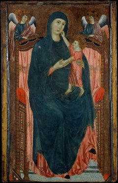 Madonna and Child Enthroned with Angels by Master of Varlungo