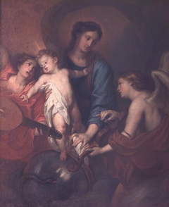 Madonna and Child with angels by Anthony van Dyck