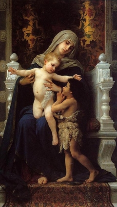 Madonna and Child with Saint John by William-Adolphe Bouguereau