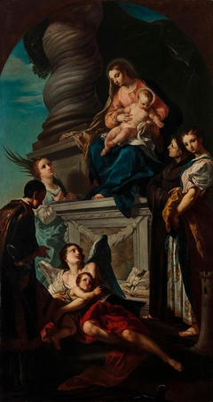 Madonna and Child with Saints by Giambettino Cignaroli