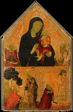 Madonna and Child with Saints Michael and John the Baptist; The Noli Me Tangere; The Conversion of Saint Paul by Anonymous