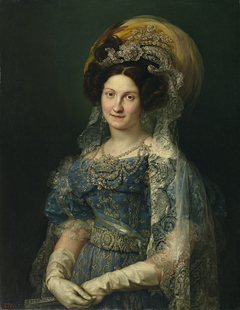 María Cristina de Borbon, Queen of Spain by Vicent López Portaña