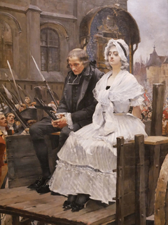 Marie-Antoinette se rendant au supplice by François Flamenk