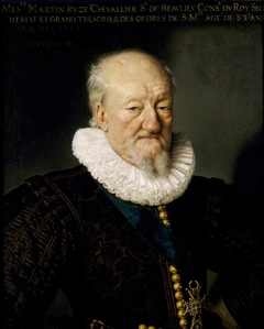 Martin Ruzé, seigneur de Beaulieu (1527-1613), aged 83