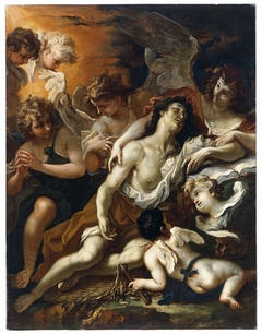 Mary Magdalene Comforted by Angels