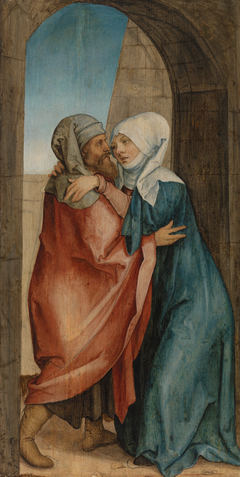 Meeting of Joachim and Anna at the Golden Gate by Hans von Kulmbach