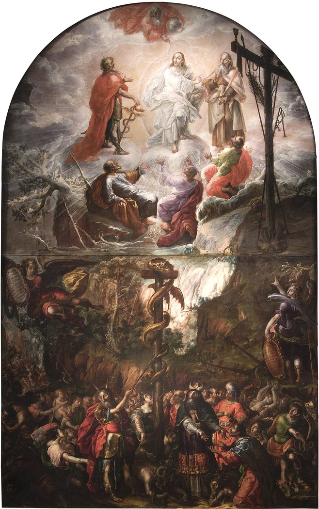 Moses and the Brazen Serpent and the Transfiguration of Jesus