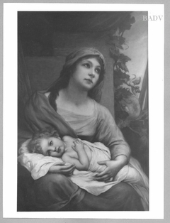 Mother with child by Gabriel von Max