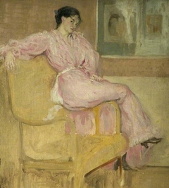 Mrs Conder in Pink by Charles Conder