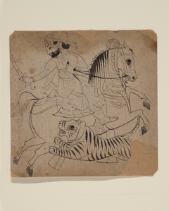 Nobleman Hunting a Tiger by Anonymous