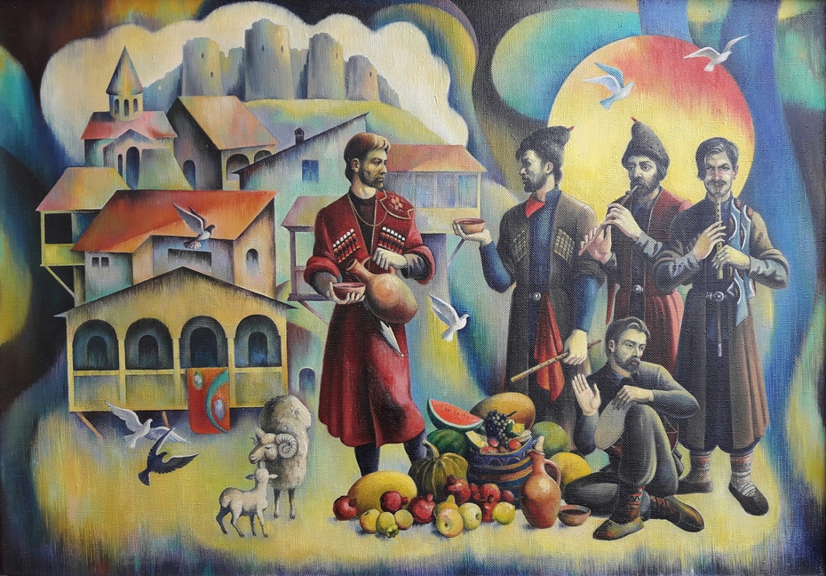 Old Tbilisi Painting